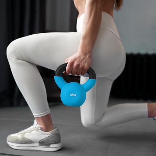 MADOG Neoprene Coated Kettlebells, Strength Training Hand Weights