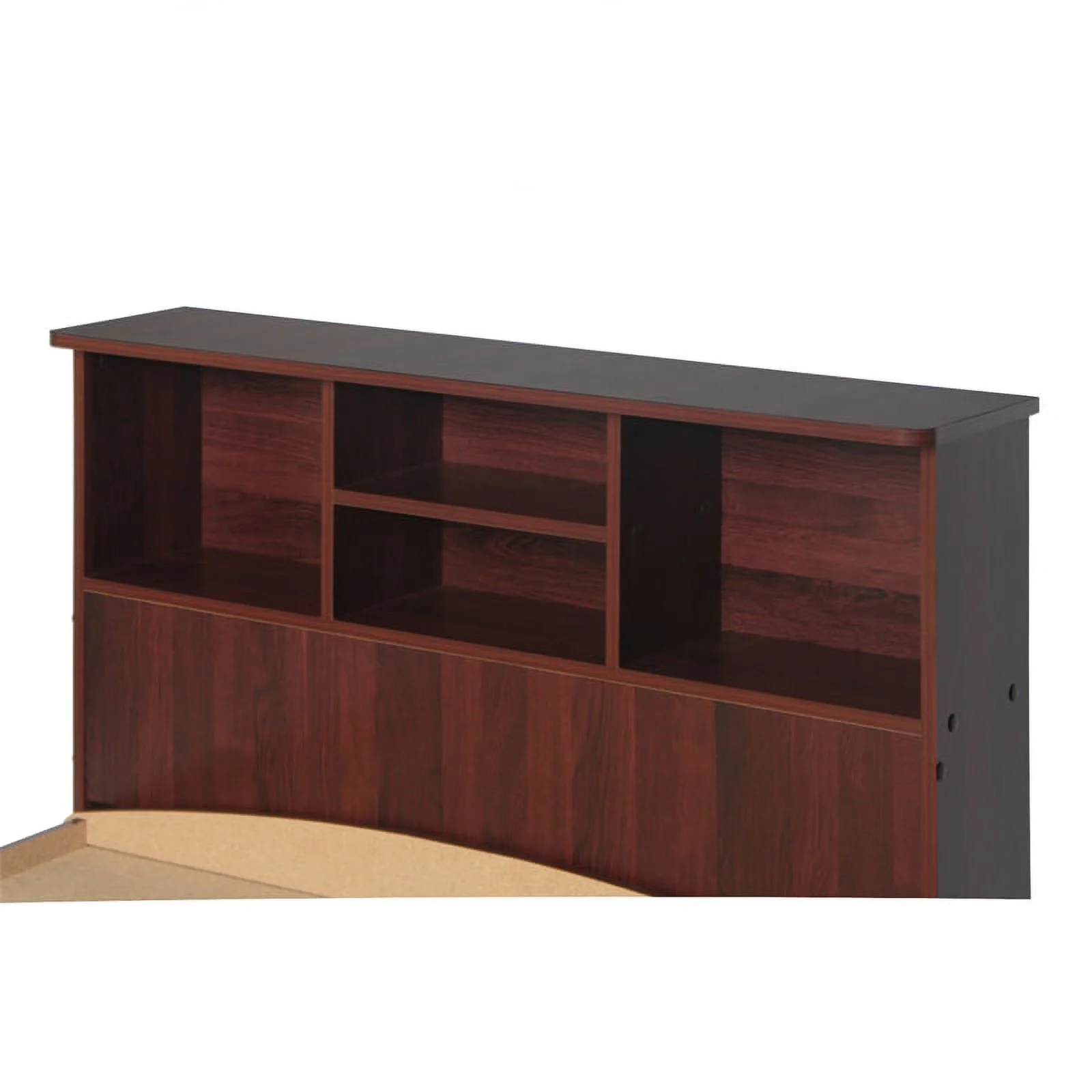 Home Square 3-Piece Set with Twin Bed Dresser with Lock and Nightstand in Black