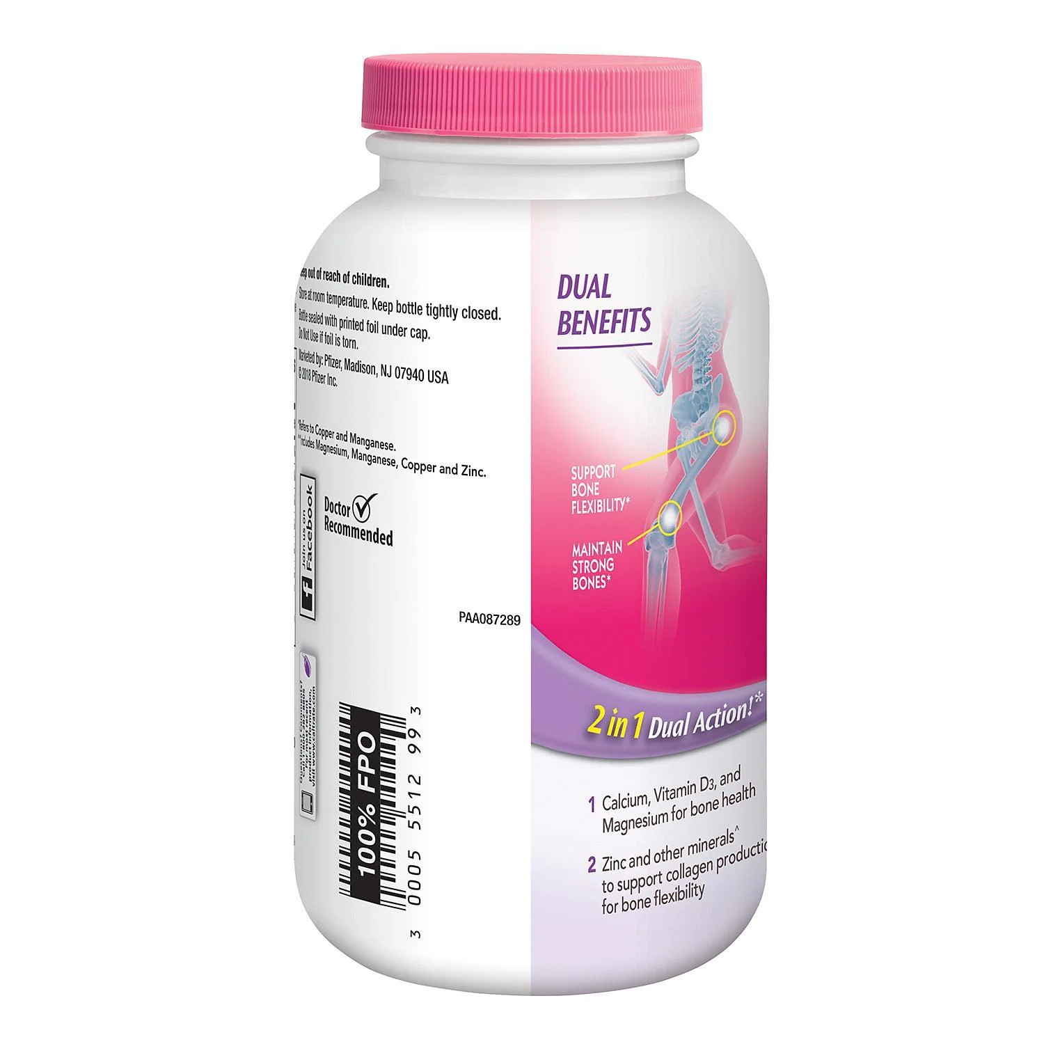 Caltrate 600+D3 Plus Minerals Calcium & Vitamin D3 Supplement Tablet, 600 mg (320 ct.)