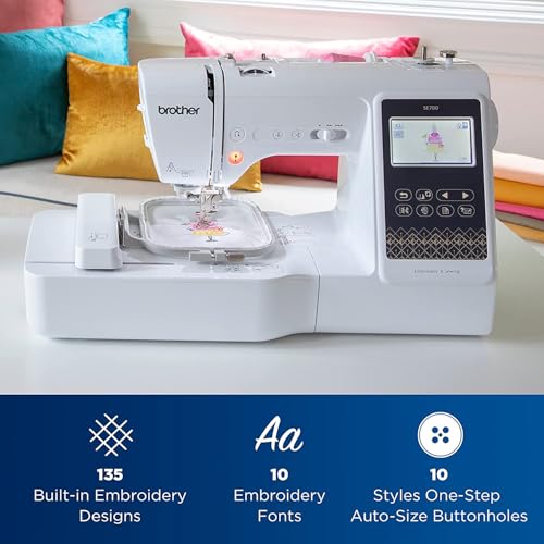 Brother SE700 Embroidery & Sewing Machine with Starter Bundle