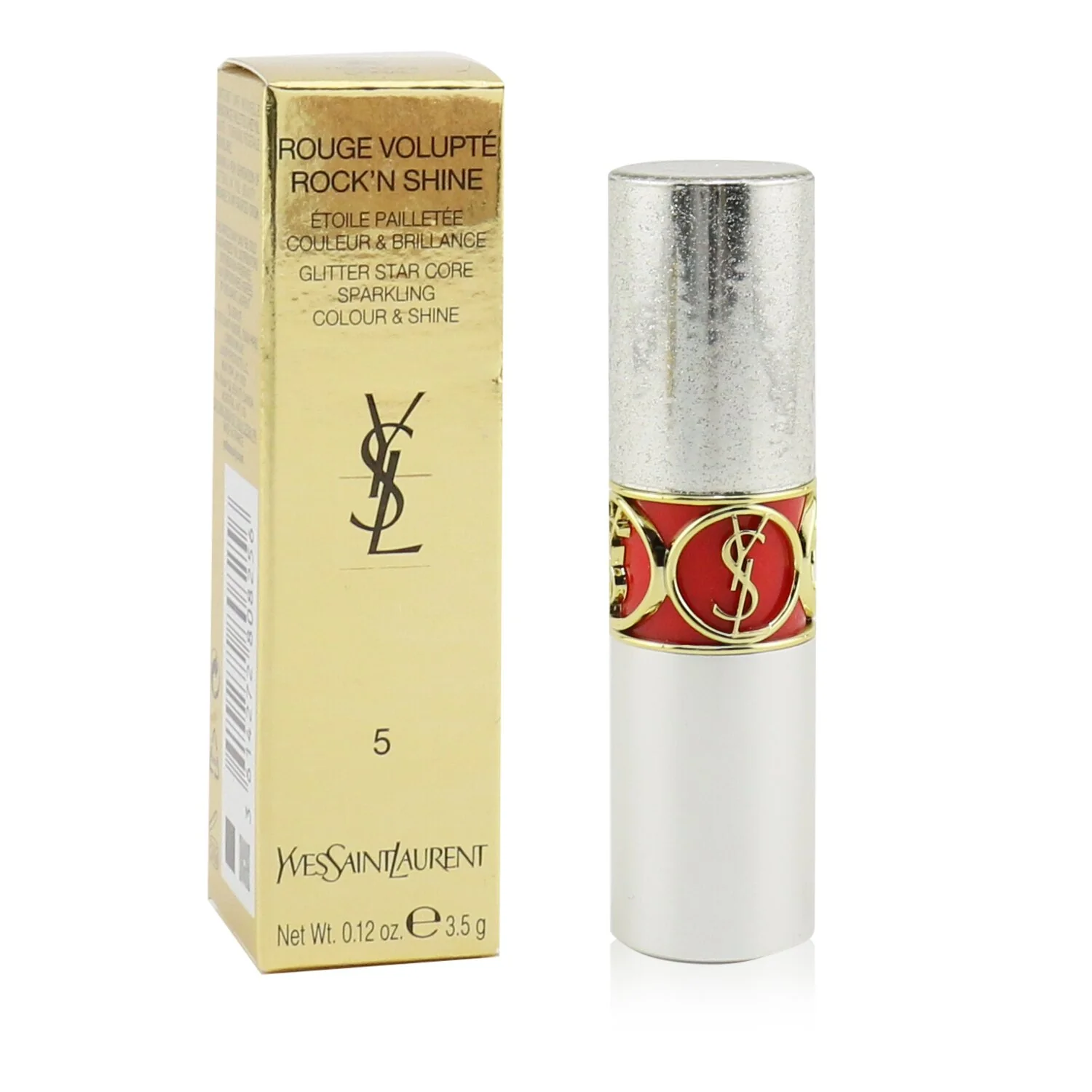 Yves Saint Laurent Rouge Volupte Rock'N Shine Lipstick - # 01 Nude Solo  3.5g/0.12oz