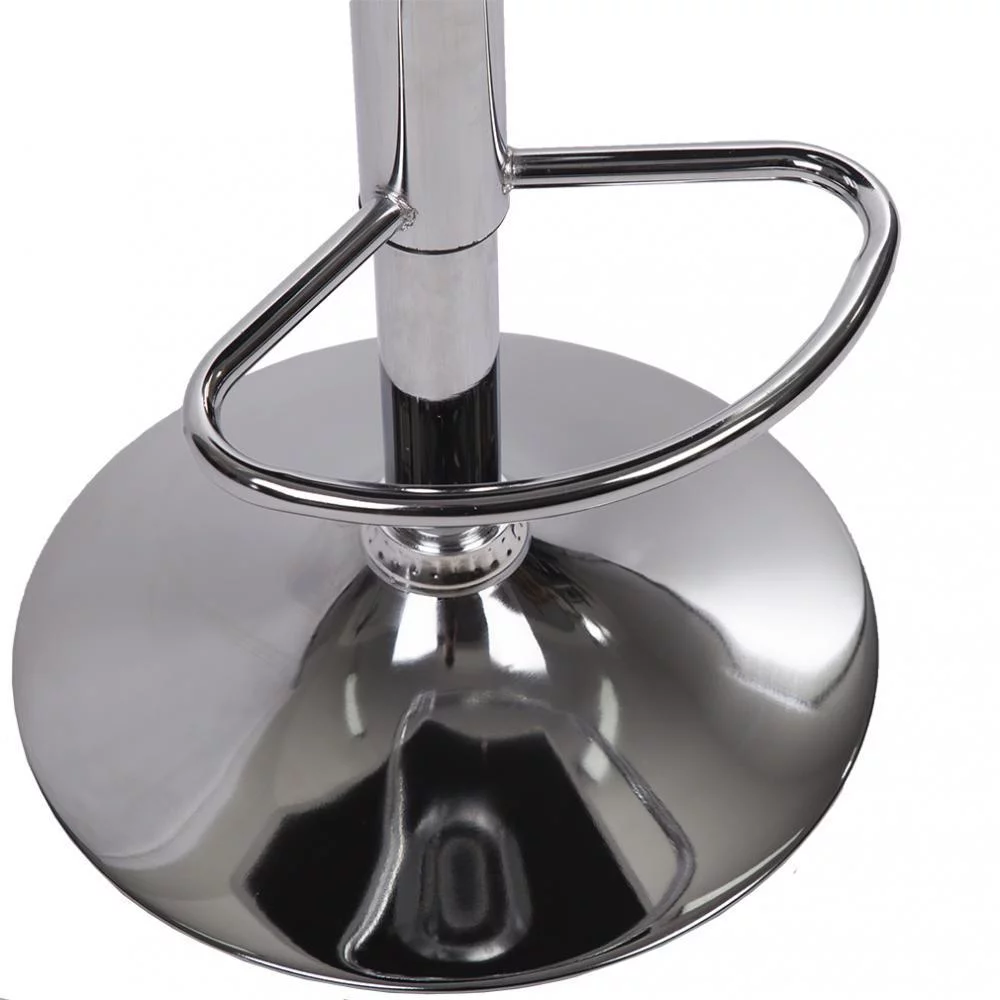 Air Lift Adjustable Swivel Bar Stools With Seat Back Pad, Set Of 2