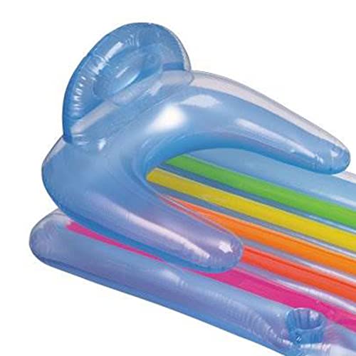 Intex King Kool Lounge Inflatable Swimming Pool Lounger with Headrest (Pair)