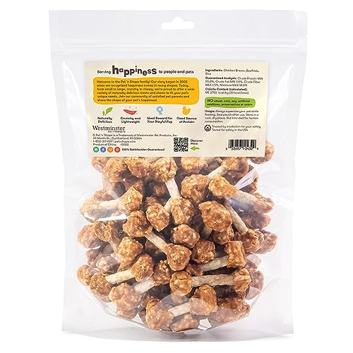 Pet 'n Shape Chik 'N Rice Dumbbells - All Natural Dog Treats, Chicken, 32 oz