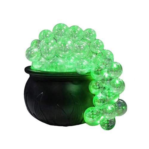 JUOPZKENN Large Witches Cauldron,Outside Halloween Witch Decorations Tripod Black Plastic Big Cauldron Candy Bowl Outdoor Decorations for Yard Garden Porch (Purple with Stand)