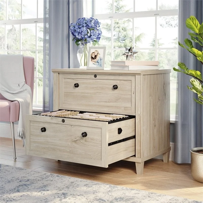 UrbanPro Traditional Engineered Wood Lateral File Cabinet in Oak
