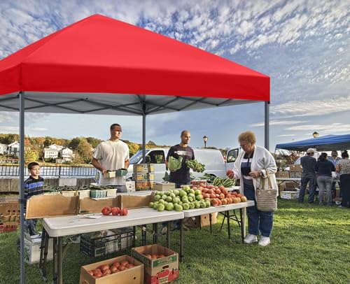 ABCCANOPY Pop Up Canopy - Outdoor Patio Portable Canopy Tent Heavy Duty for Backyard and Deck with 4 Sandbags(White, 10x10)