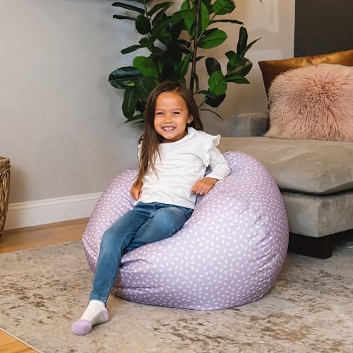 Big Joe Classic Bean Bag Chair, Sapphire Smartmax, Durable Polyester Nylon Blend, 2 feet Round