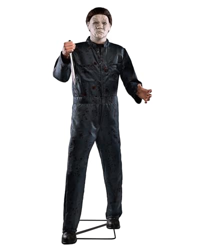 Spirit Halloween 6.3 Ft Michael Myers Animatronic | Officially Licensed | Horror | Decorations | Animated | Halloween Décor