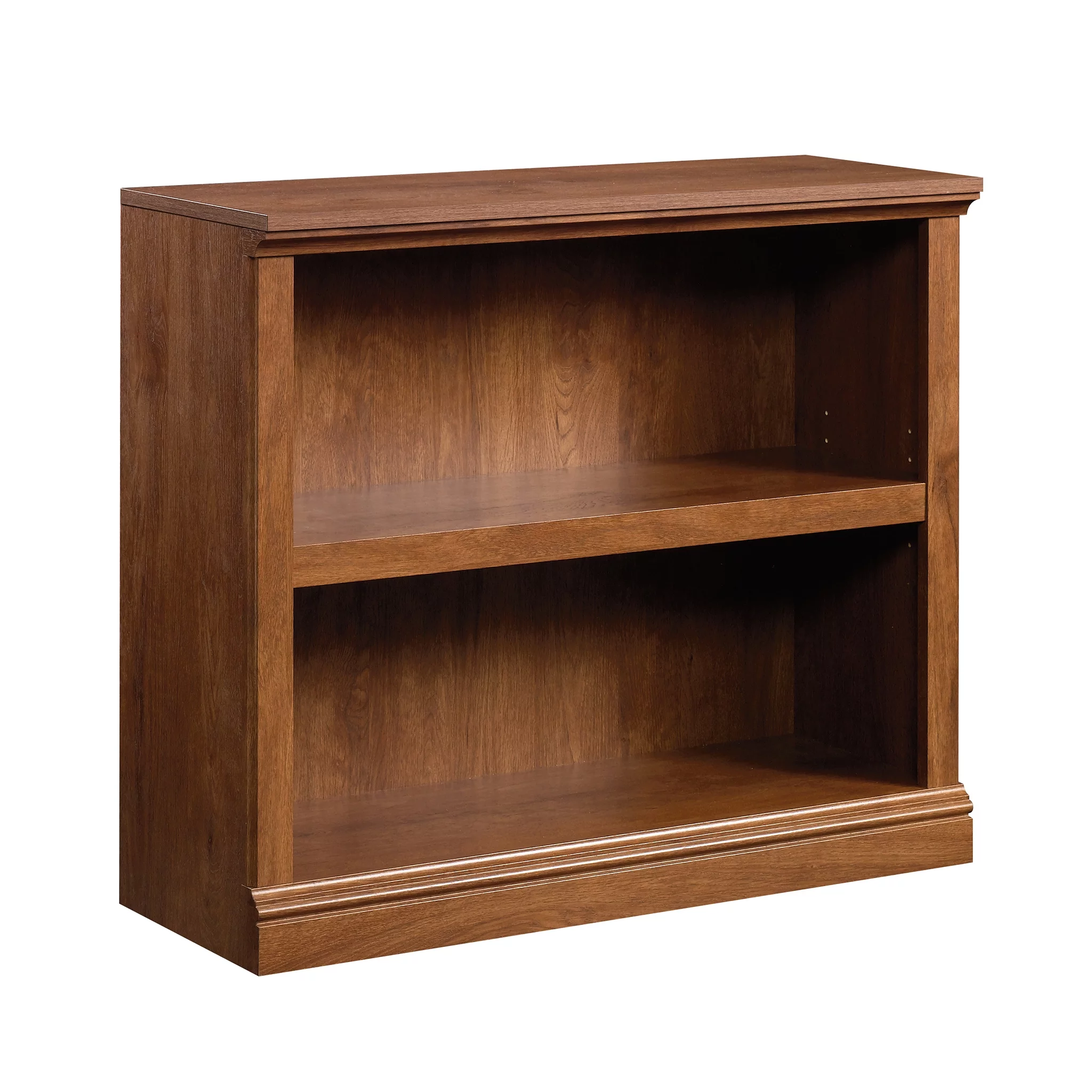 Sauder Select 2-Shelf Bookcase, Oiled Oak Finish