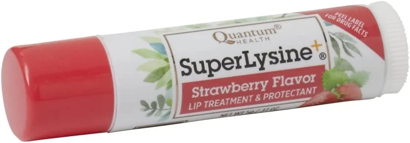 Quantum Research Super Lysine Cold Stick - Strawberry - 8 Count