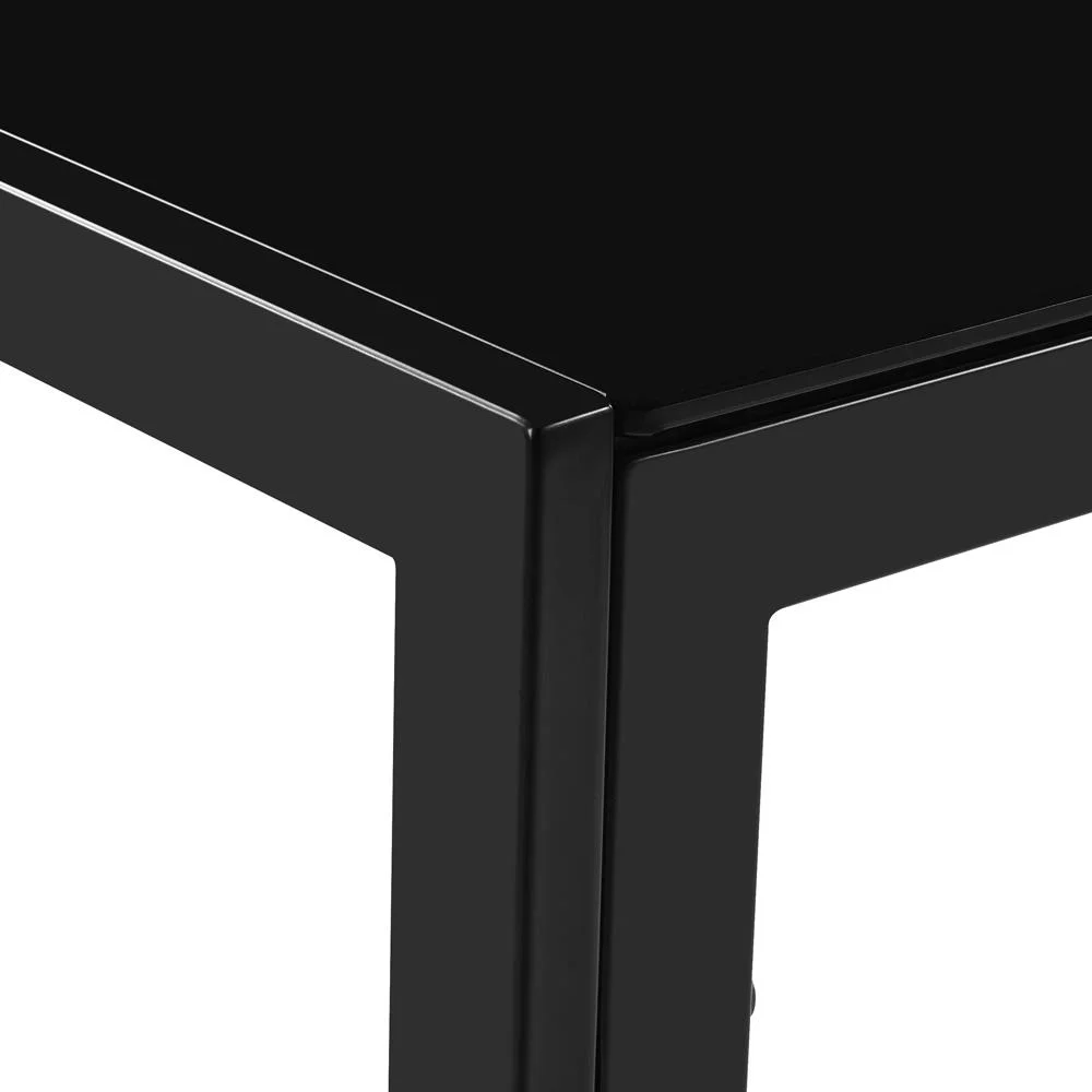 Winado New Modern 7 Pcs Dining Table Set With 6 Leather Chairs Kitchen Room Furniture