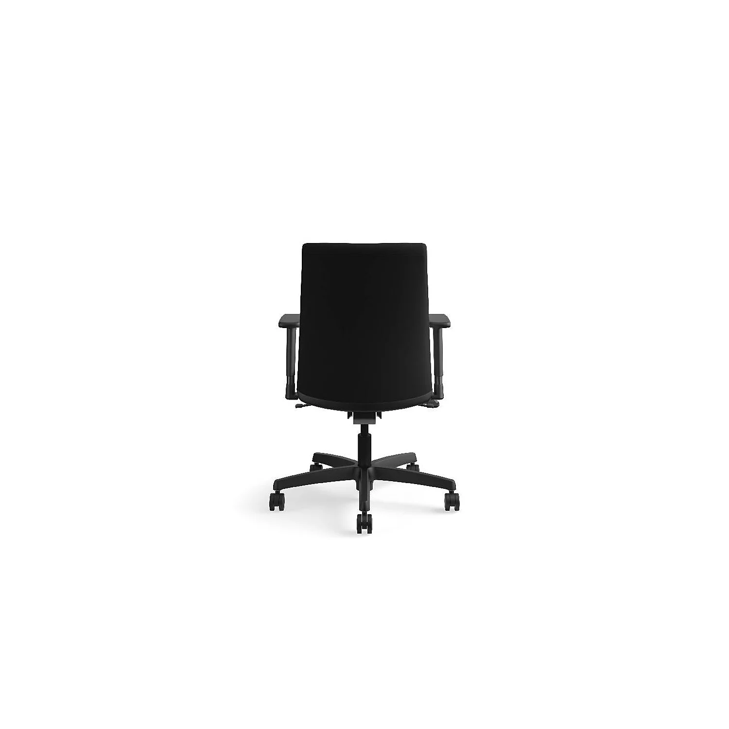 HON Ignition Series Low-Back Task Chair, Black Fabric Upholstery