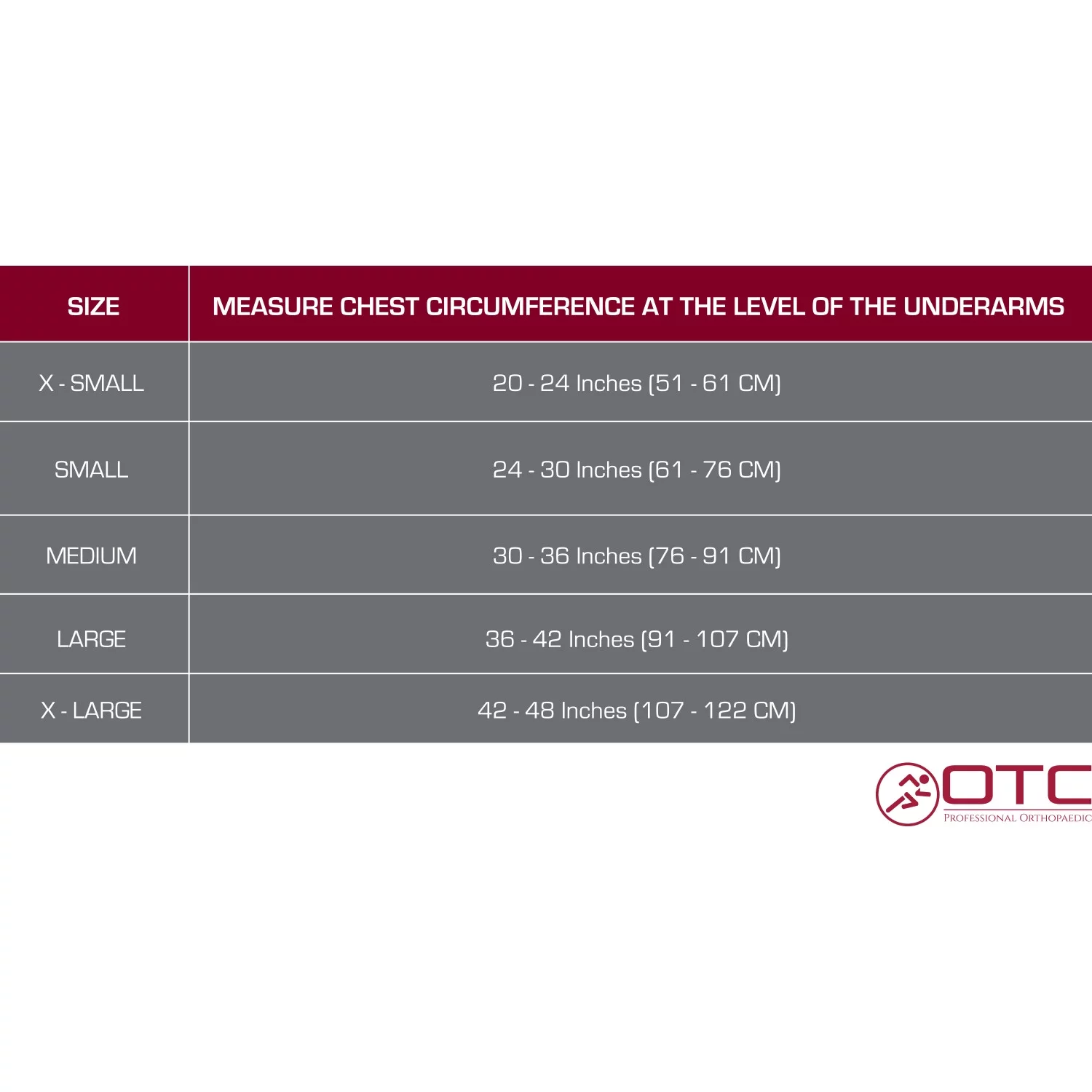 OTC Clavicle Strap, Figure-8 Design, White, Large