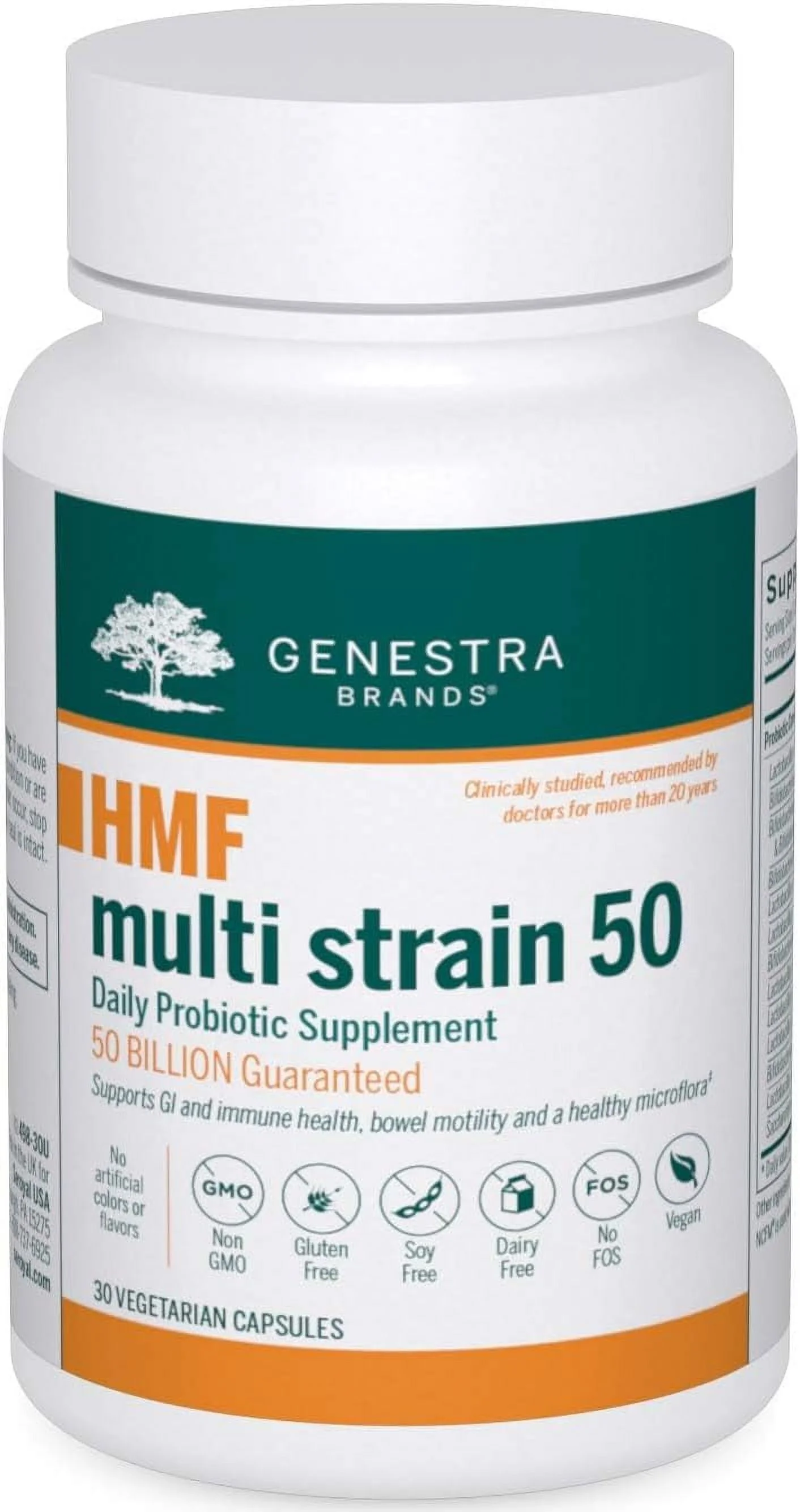 HMF Multi Strain 50 | Probiotic Supplement | 30 Capsules