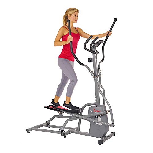 Sunny Health & Fitness Magnetic Elliptical Trainer Elliptical Machine w/Tablet Holder