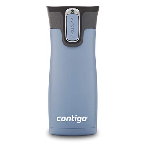 Contigo AUTOSEAL West Loop Vacuum-Insulated Stainless Steel Travel Mug with Easy-Clean Lid 20 oz Sake