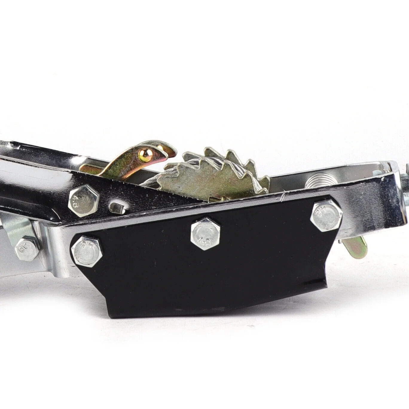 DENEST 5 Ton Heavy Duty Power Puller Winch Pull Hoist Come W/Cable 3 Hooks 2 Gears