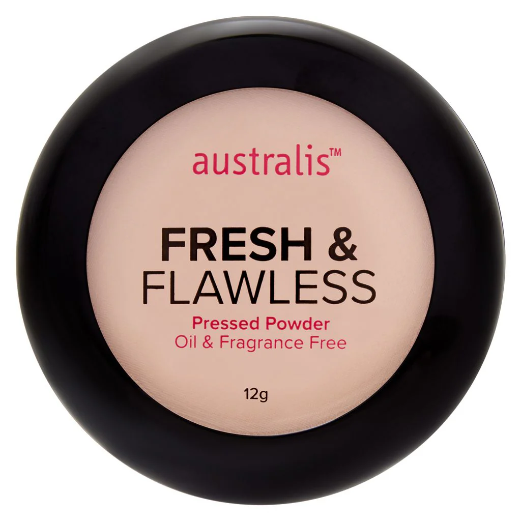 Australis Fresh & Flawless Pressed Powder 11g Darkest Brown
