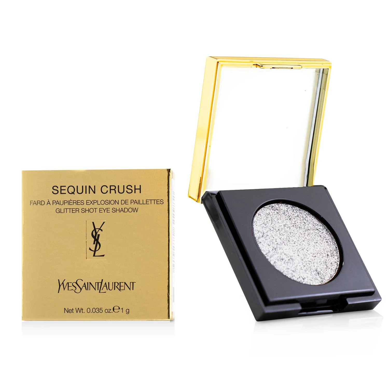 Yves Saint Laurent Sequin Crush Glitter Shot Eye Shadow - # 2 Empowered Silver  1g/0.035oz
