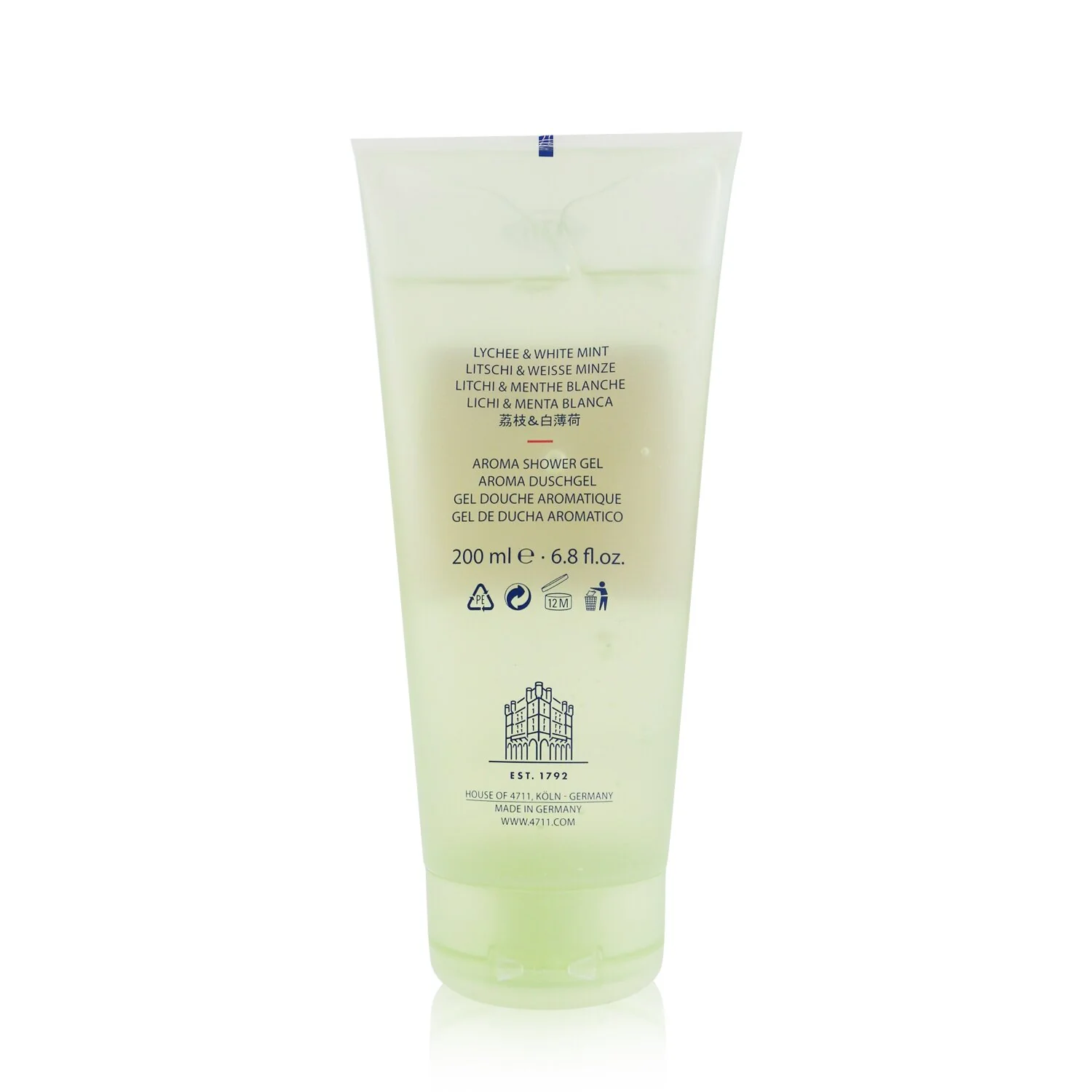 4711 Acqua Colonia Lychee & White Mint Aroma Shower Gel  200ml/6.8oz