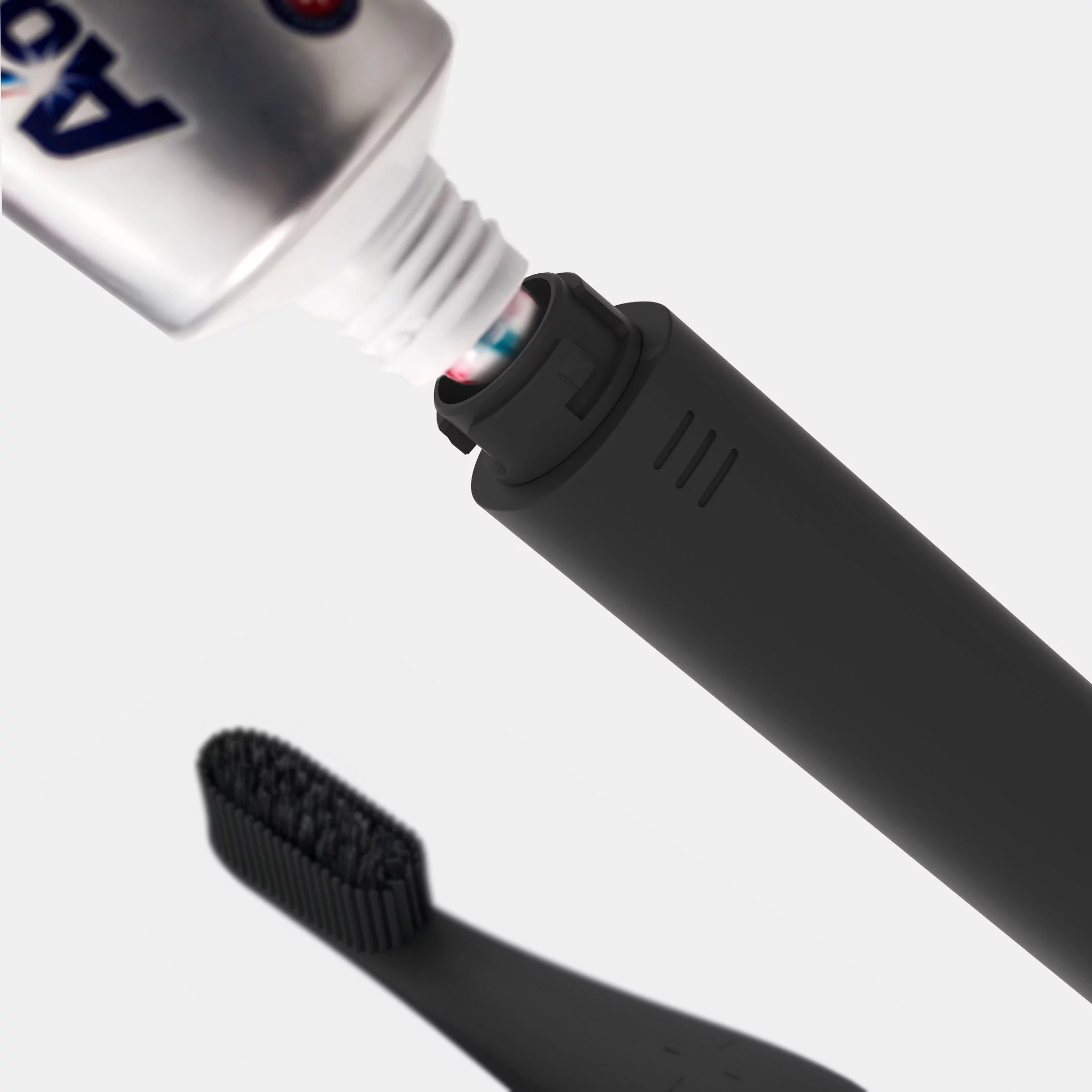 Electric Self-Dispensing Refillable Toothbrush