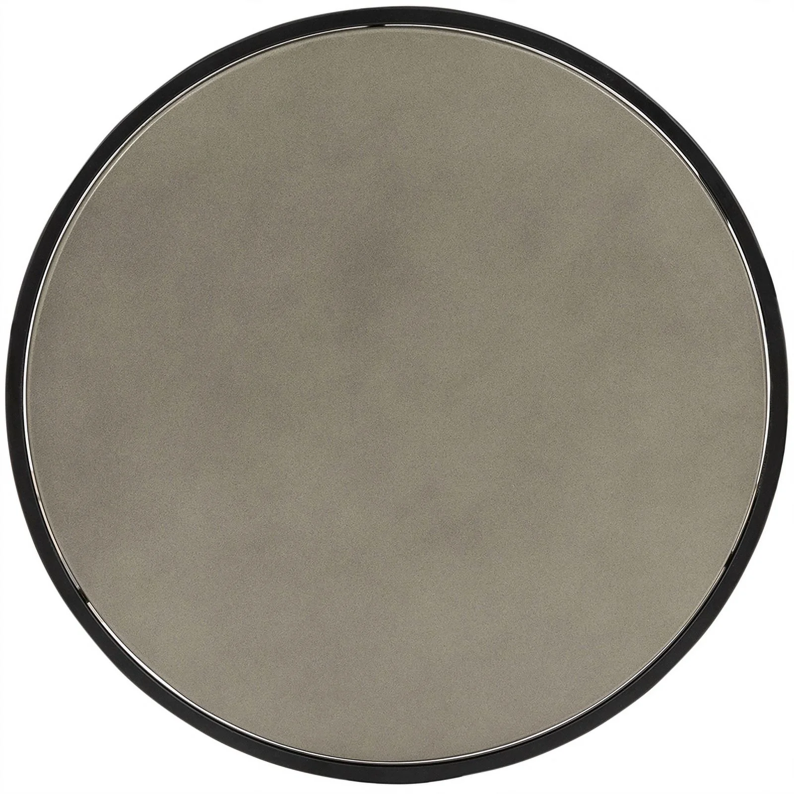 Maklaine 2-Piece Modern Metal Nesting End Table Set in Black