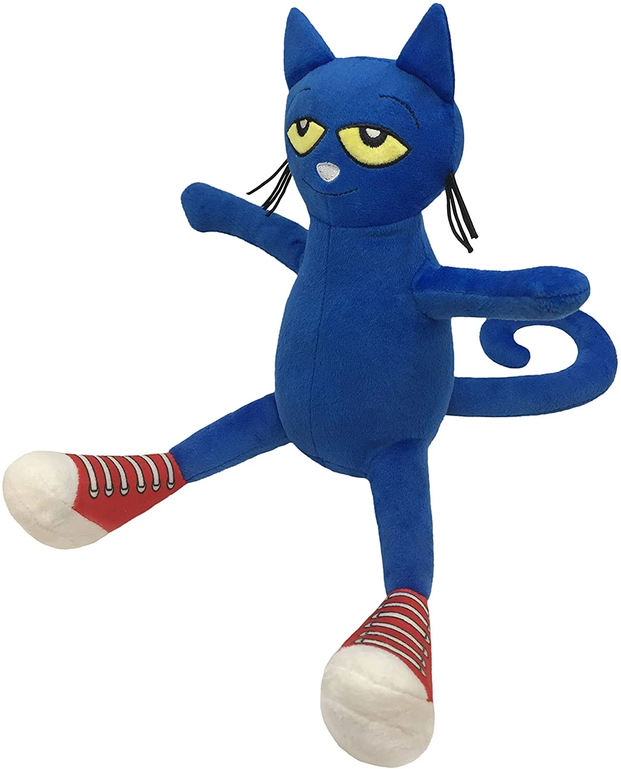 Pete The Cat Rock Out Mini Pillow Buddy and 46x60 inch Blue Throw Set, 100% Microfiber