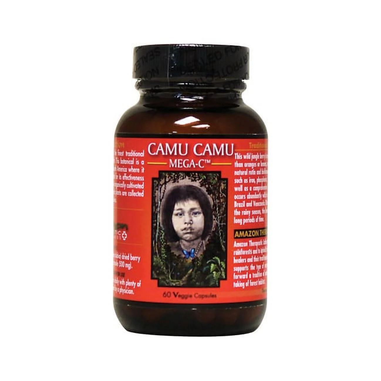 Amazon Therapeutic Laboratories - Camu Camu Mega C - 60 Vegetarian Capsules