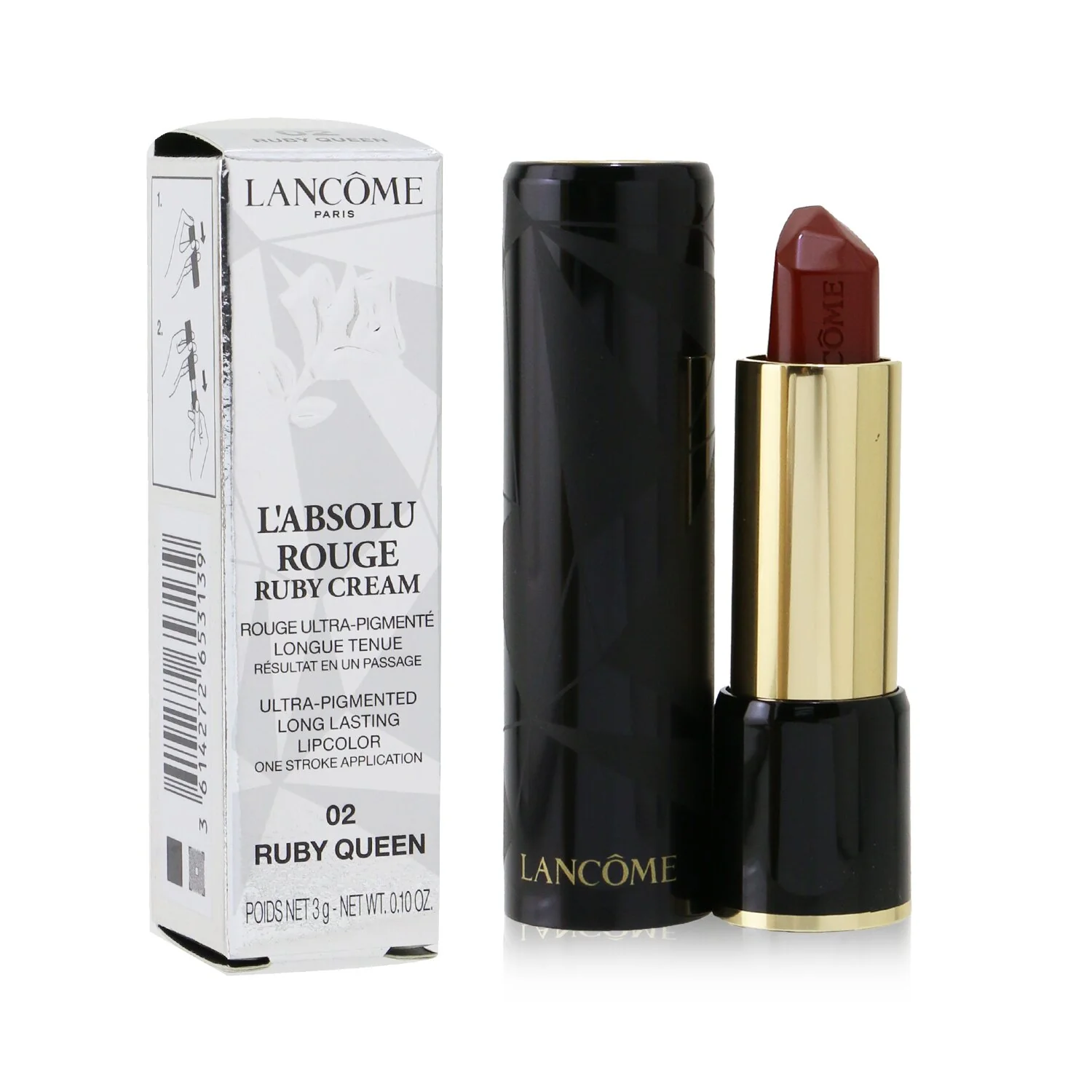 Lancome L'Absolu Rouge Ruby Cream Lipstick - # 214 Rosewood Ruby  3g/0.1oz