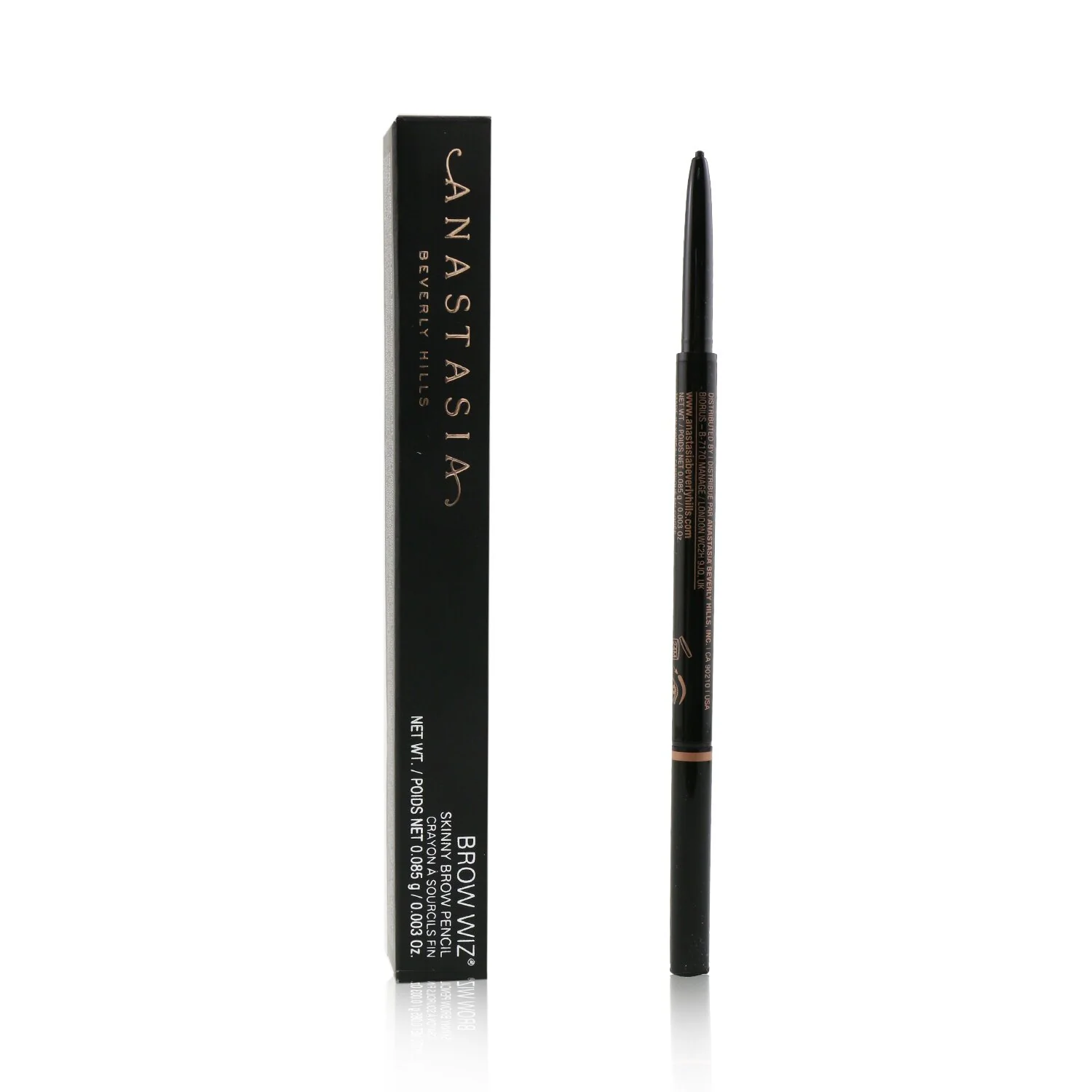 Anastasia Beverly Hills Brow Wiz Skinny Brow Pencil - # Dark Brown  0.085g/0.003oz