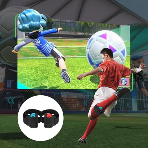 Uxilep Switch Sports Games Accessories Bundle for Nintendo Switch / Switch OLED,10 in 1 Family Party Pack for Switch Accessories Kit with Tennis Rackets,Golf Clubs,Leg Straps & Joycon Grips (For Switch / Switch OLED)