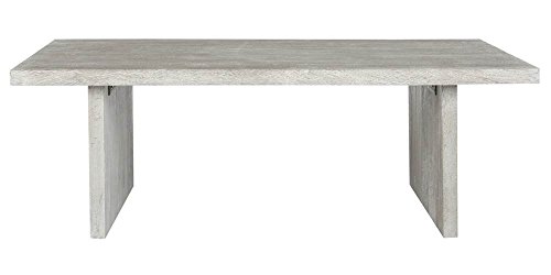 SAFAVIEH Home Collection Senjo Rouge Rattan Coffee Table, 0, Grey