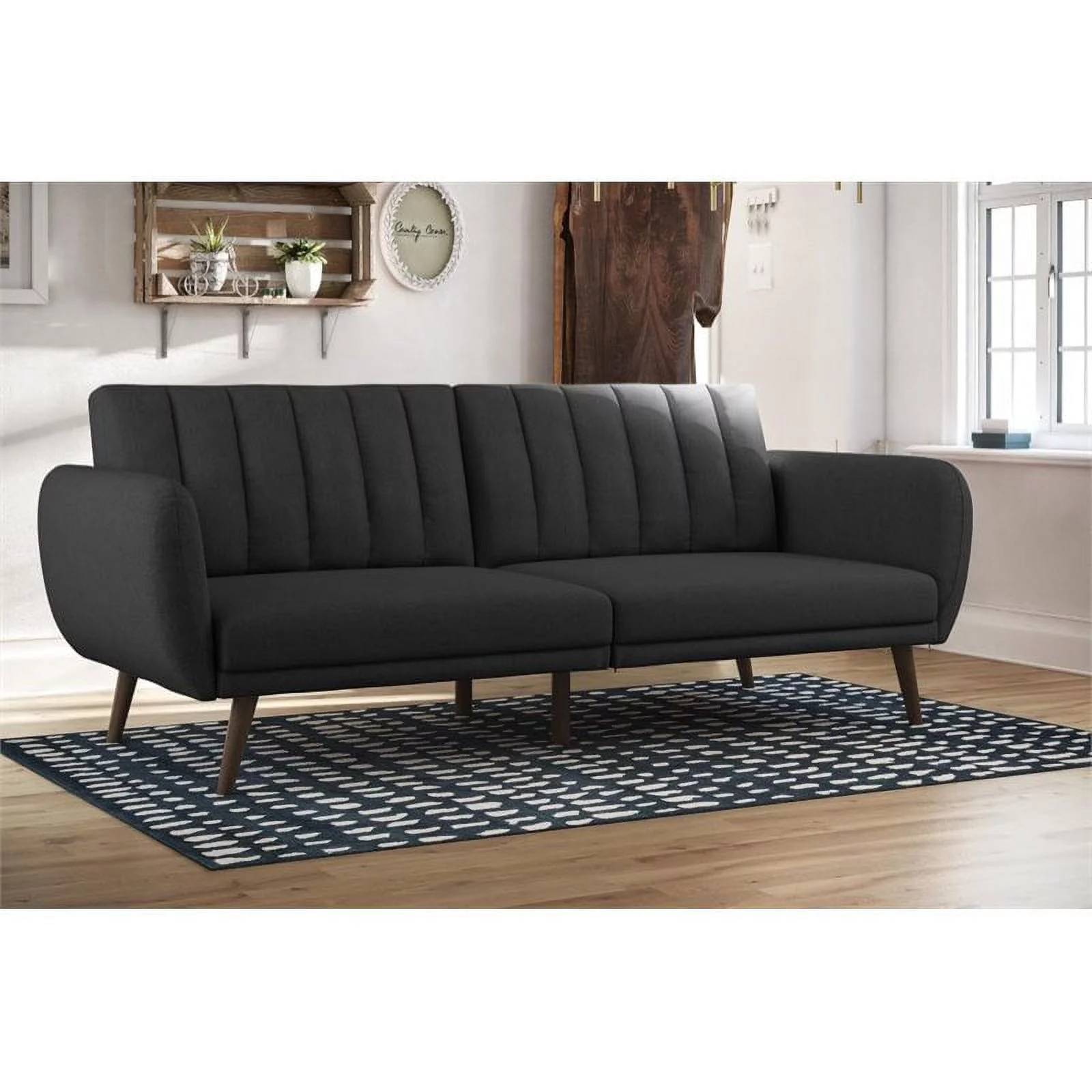 Allora Sleeper Sofa in Dark Gray