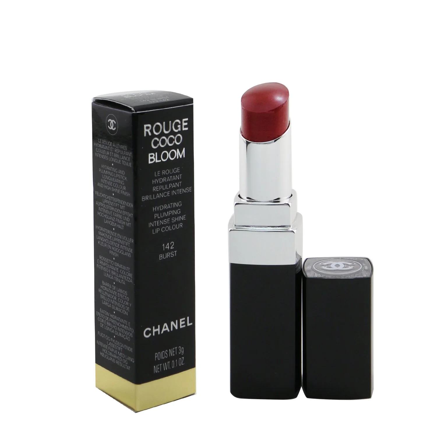 Chanel Rouge Coco Bloom Hydrating Plumping Intense Shine Lip Colour - # 132 Vivacity  3g/0.1oz