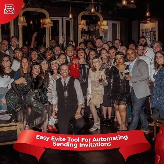 Roaring 20s Murder Mystery Game: Death by Bathtub Gin | Murder Mystery Games | Flexible 4-20+ Players | Physical Game Kit