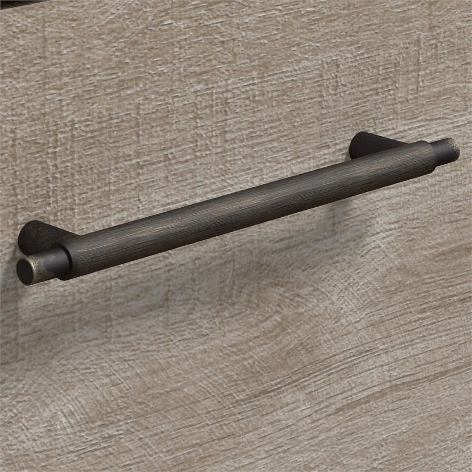 Bush Furniture Key West End Table, Washed Gray