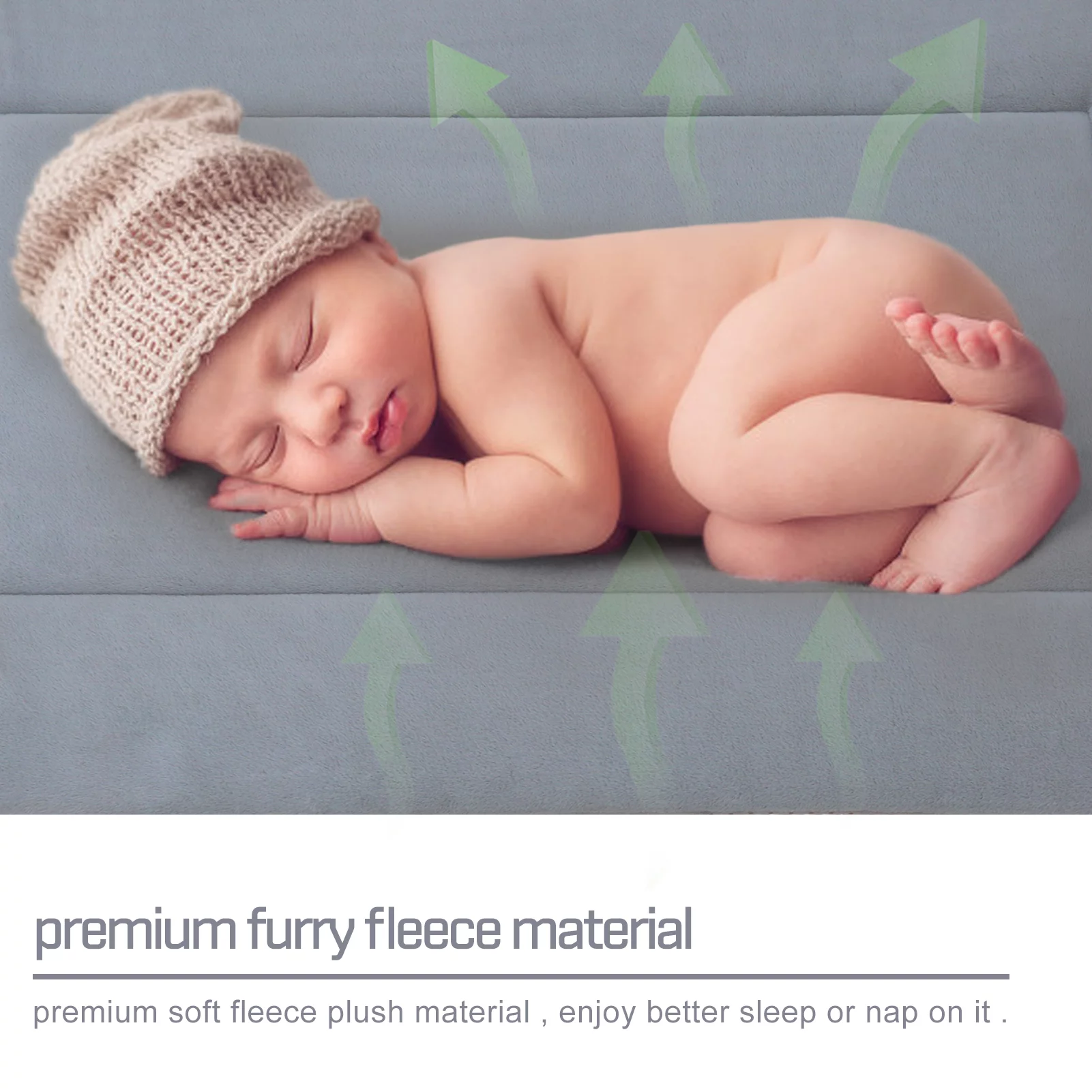 PROCIPE Large Dog Bed Crate Mat 47