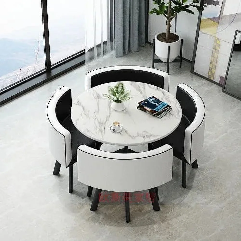 Center Set 4 Chairs Dining Tables Coffee Marble Kitchen Furniture Office Dinning Table Luxury Mesas De Jantar Furniture GPF11XP