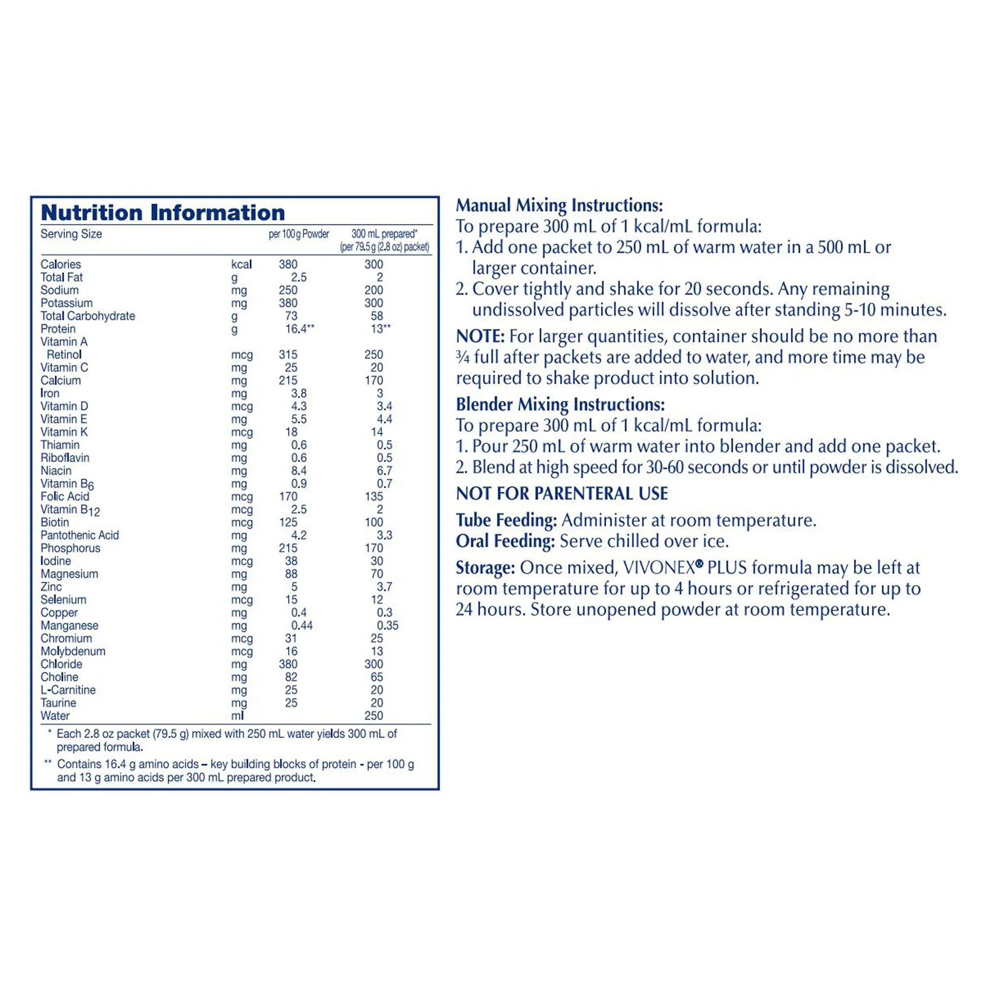 Vivonex Plus Elemental Powder (BX/6)