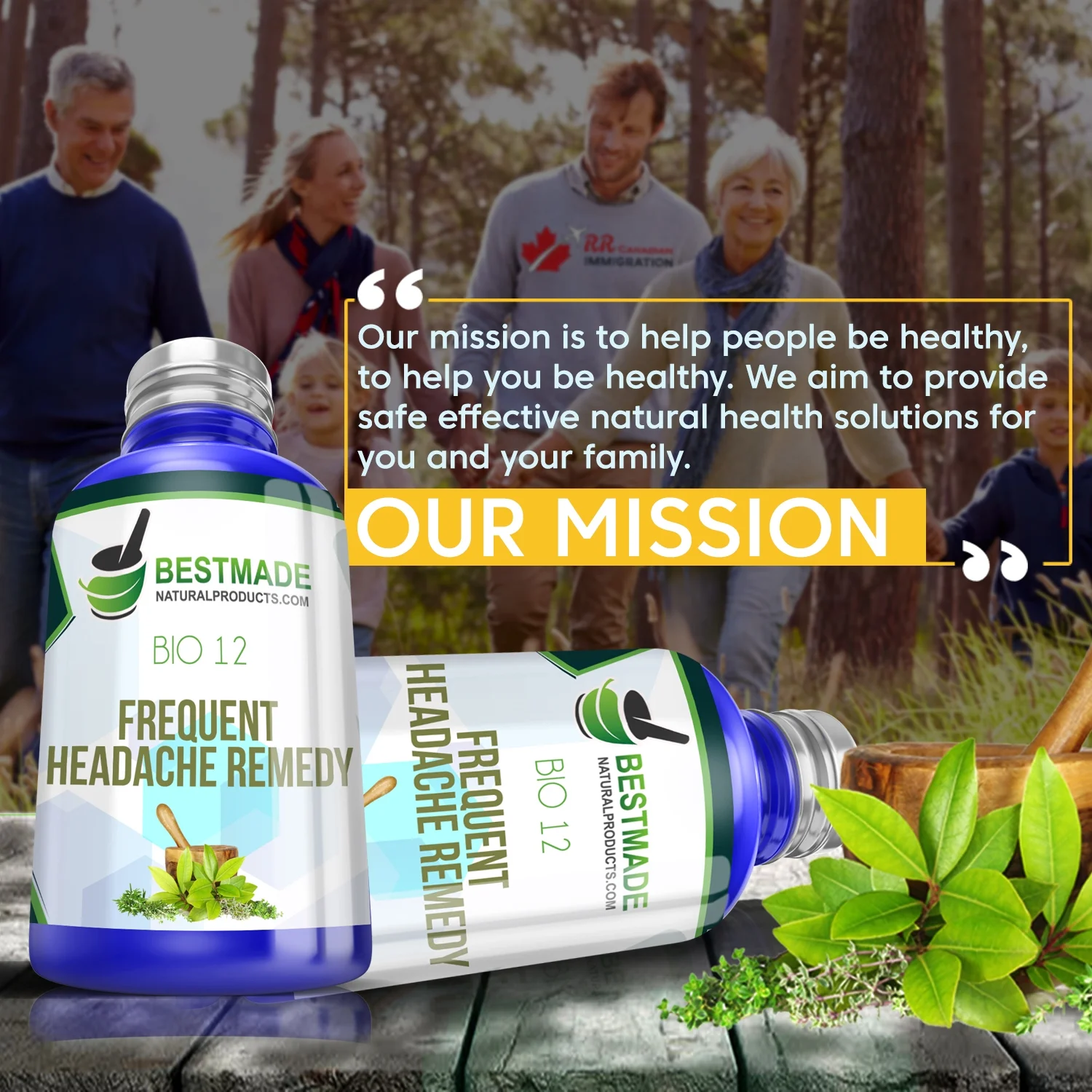 BestMade Natural Products Frequent Headache & Migraines Remedy Bio12, 300 pellets