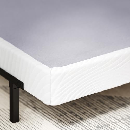 ZINUS Edgar 4 Inch Wood Box Spring, Mattress Foundation, Sturdy Wood Structure, Low Profile, Easy Assembly, King