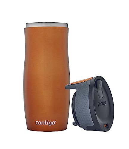 Contigo West Loop Autoseal Travel Mug, Stainless Steel Thermal Mug, Vacuum Flask, Leakproof Tumbler, Coffee Mug with BPA-Free Easy-Clean Lid