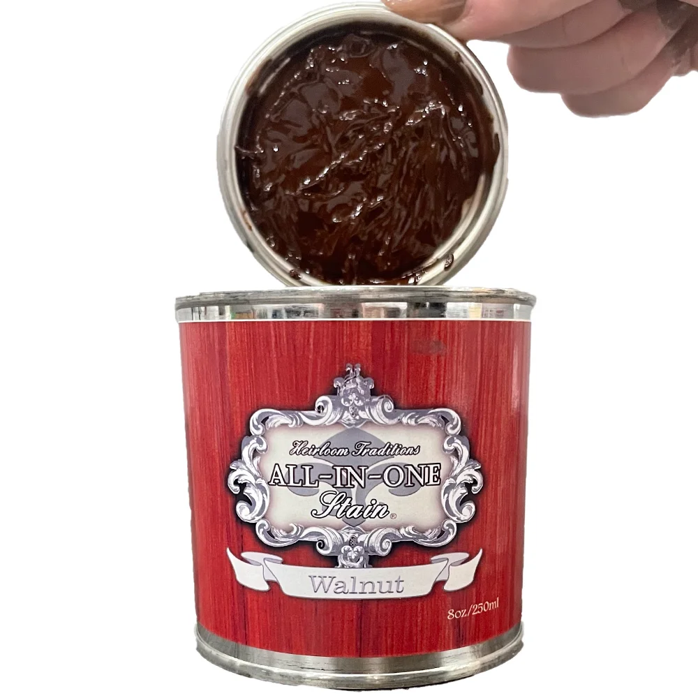 ALL-IN-ONE Paint, Faux Wood Stain Front Door Bundle and Kit, Walnut