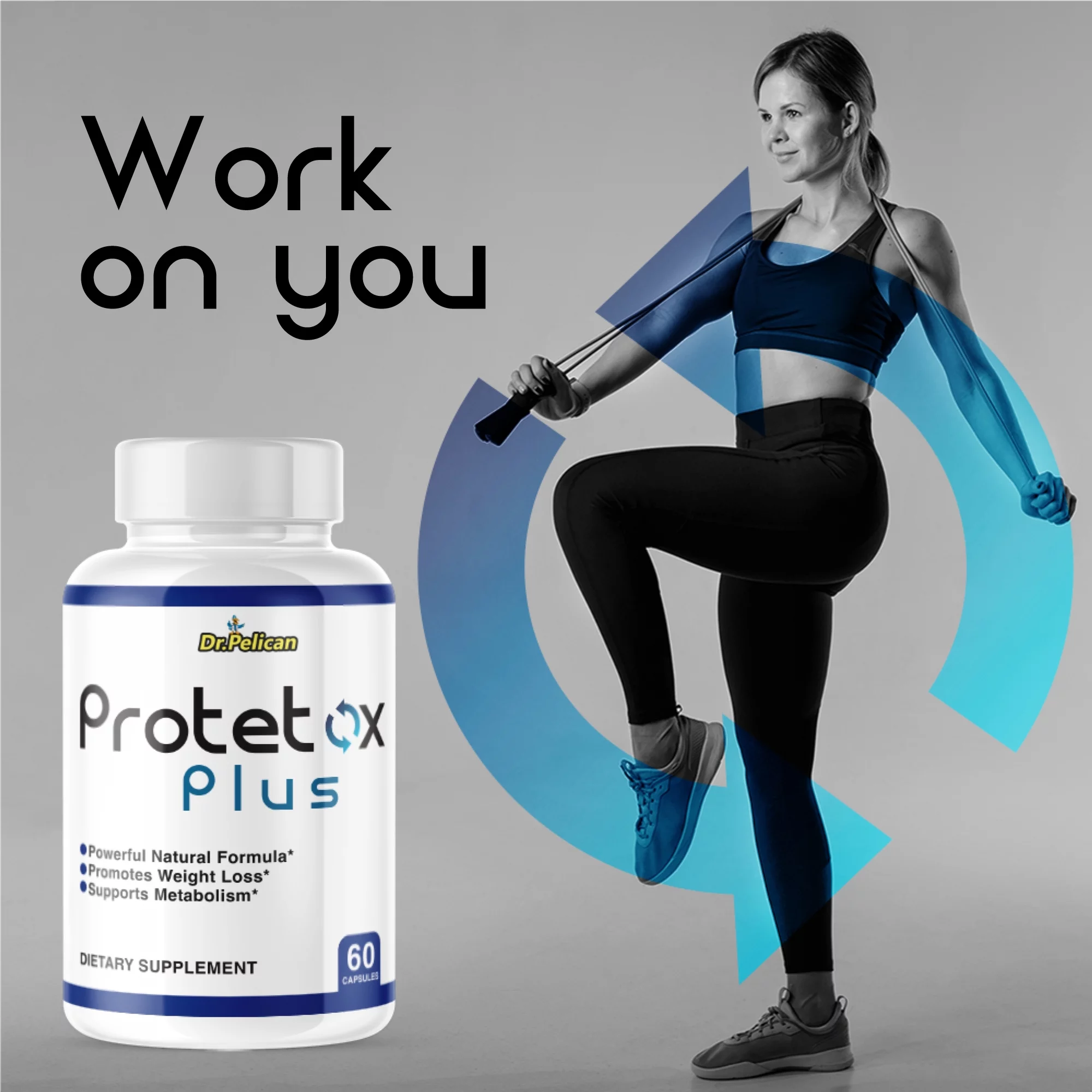 Protetox Plus-Weight Loss/Fat Burner/Metabolism-60 Capsules- Dr. Pelican