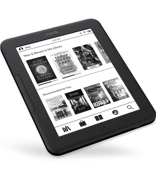 Barnes & Noble Barnes and Noble Nook Glowlight 4 eReader 6 32GB BNRV1100 Black (Renewed)