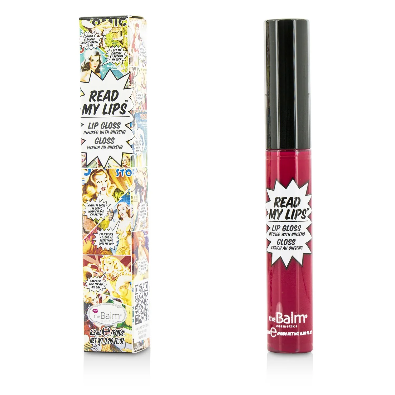 TheBalm Read My Lips (Lip Gloss Infused With Ginseng) - #Pow!  6.5ml/0.219oz
