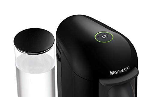 Nespresso Vertuo Plus Coffee and Espresso Maker by Breville, Ink Black with Aeroccino Milk Frother