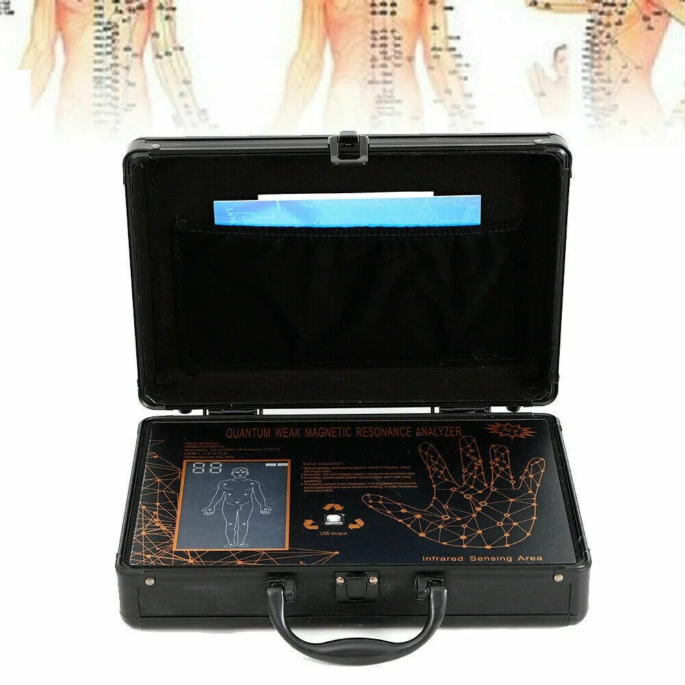 DENEST Quantum Magnetic Resonance Body Analyzer Body Health Analyzer Balck