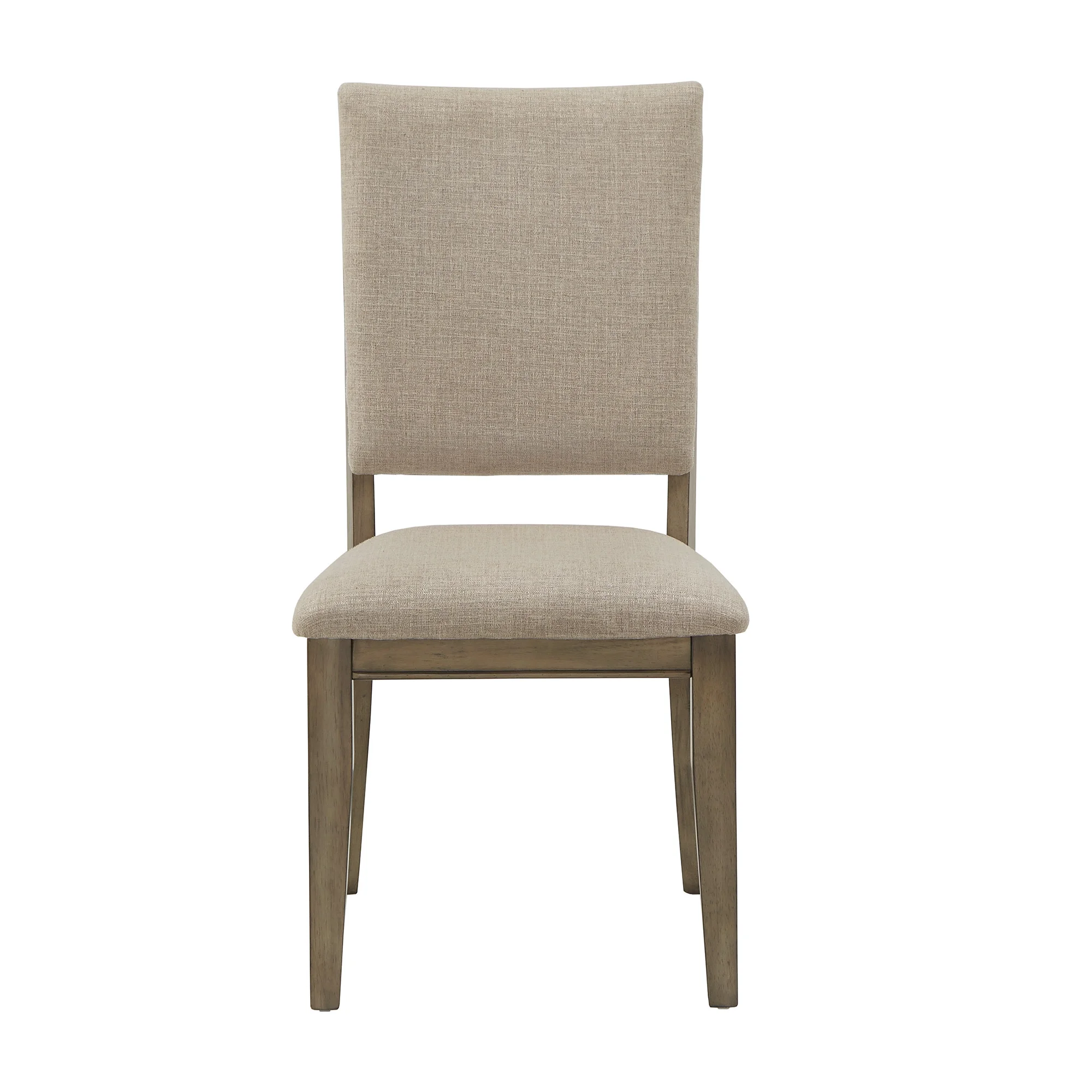 Weston Home Carter Antique Beige Fabric Dining Chairs, Set of 2